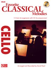 Favorite Classical Melodies Book/CD - Cello