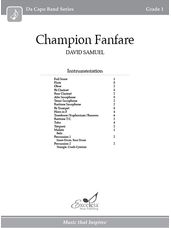 Champion Fanfare (Full Score)