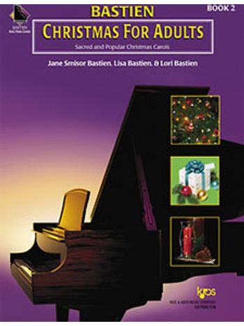 Bastien Christmas For Adults,Book 2 - Book/CD