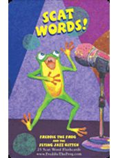 Freddie The Frog and the Flying Jazz Kitten Scatword Flashcard Set