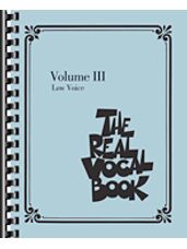 Real Vocal Book - Volume III - Low Voice