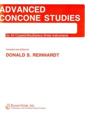Advanced Concone Studies for All Cupped-Mouthpiece Brass Instruments