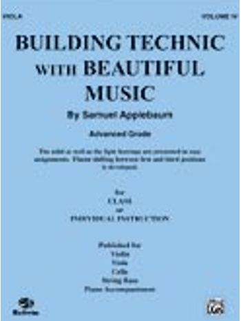Building Technic With Beautiful Music, Book IV [Viola]