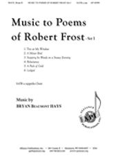 Music to Poems of Robert Frost - Set I