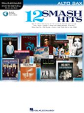 12 Smash Hits - Alto Sax Play Along Book & CD