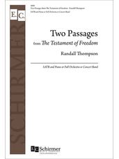 Two Passages from the Testament of Freedom