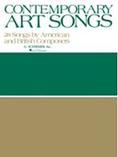 Contemporary Art Songs: 28 by British & American Composers