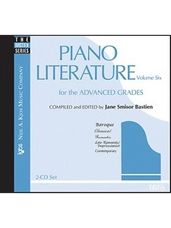 Piano Literature Vol 6 CD